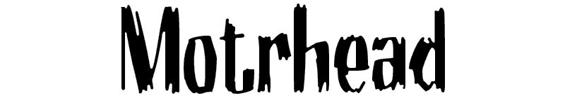 Motrhead Font
