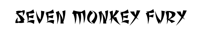 Seven Monkey Fury Font